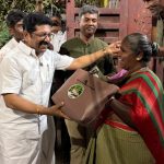 மதுரை வடக்கு தொகுதி பெண்களுக்கு ஹேண்ட் பேக்! Dr.சரவணன் ‘எலெக்ஷன்’ கிஃப்ட்?