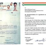 அமைச்சரின் பரிந்துரை கடிதம்! அரசு வழக்கறிஞர் நியமனத்தில் தொடரும் சர்ச்சை!