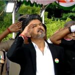 கோட்டையில் கொடியேற்றிய விஜய்! முன்வரிசையில் அமர்ந்து ரசித்த திரிஷா!